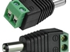 DC powerplug verloop met schroefaansluiting