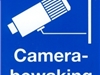 Camerabewaking pictogram, zelfklevend, voor achter het raam