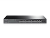 TP-LINK Smart PoE Switch, 24 x 10/100 (PoE) + 2 x SFP + 4 x 10/100/1000, 19" 1U rack-uitvoering 