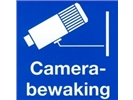 Camerabewaking pictogram, zelfklevend, voor achter het raam