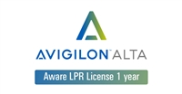 Avigilon Alta LPR licentie voor 1 jaar
